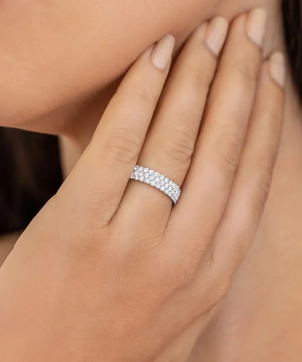 New Musson Diamond Road Ring - Three Row