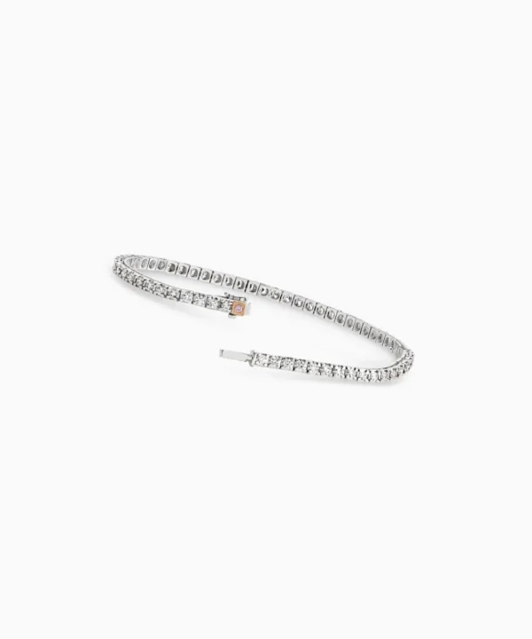 Best Sale Musson Tennis Bracelet - 3 Points with Argyle Pink Diamond