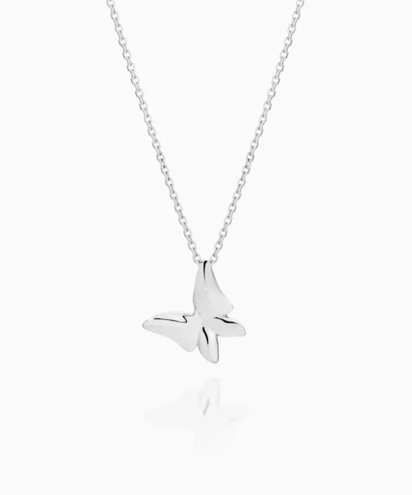 Best Sale Musson White Butterfly Necklace - Medio