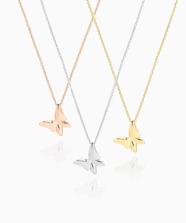 Best Sale Musson White Butterfly Necklace - Medio